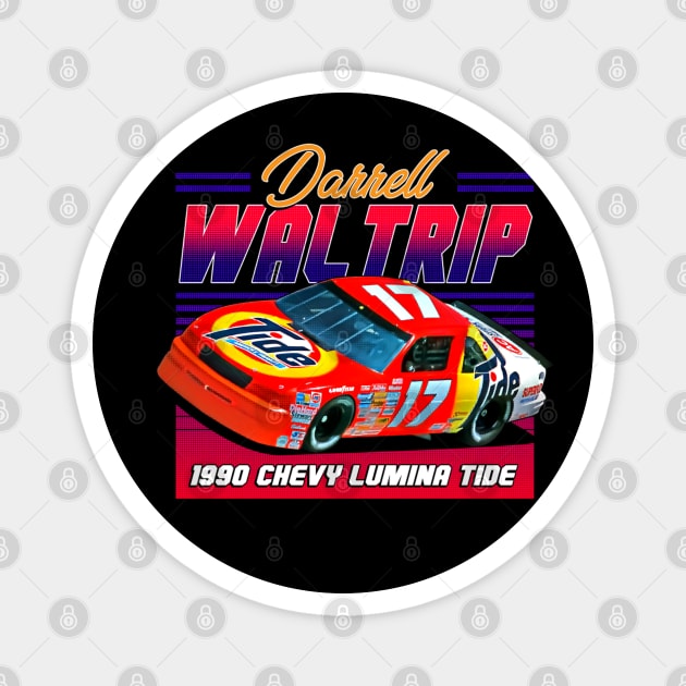 Darrell Waltrip 90s Retro Magnet by stevenmsparks